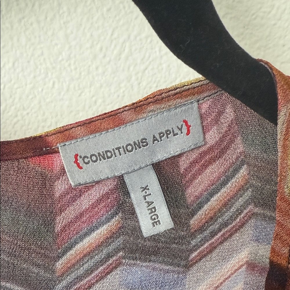 Anthropologie Multicolor Chevron Blouse - Picture 2 of 3